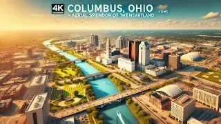 Columbus, Ohio: Aerial Splendor of the Heartland | 4K Drone Views 🚁🌆