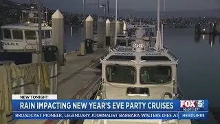 Rain Impacting New Year's Eve Party Cruises