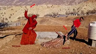 The husband's hatred for the evil second wife for mistreating the pregnant first wife.