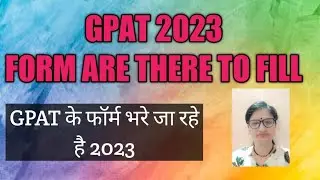 GPAT 2023|| Online Application form || out now 2023 || Fundamentals of pharmacy