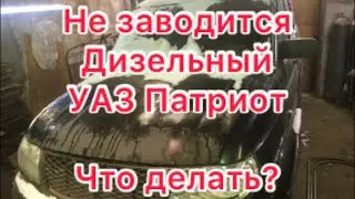 The diesel UAZ Patriot with the Iveco F1 engine won't start. It has a Bosch fuel injection pump. ...