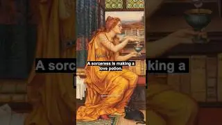 The Love Potion (1903) | Evelyn De Morgan #art #artanalysis #painting #myth #shortsviral #shorts