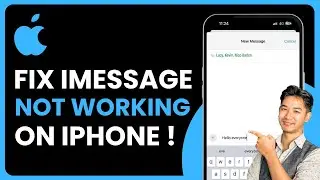 How To Fix iMessage Not Working On iPhone !