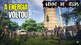 Ligamos a Energia da Cidade Enfrentando uma Usina Lotada de Zumbis | Survive the Nights-coop