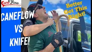 Cane Self Defense: CaneFlow vs Knife!