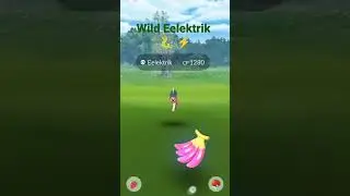 Eelektrik in the wild! 🐍⚡ #pokemongo #rare #spawn #snake (👍 & Subscribe for more fun shorts!)