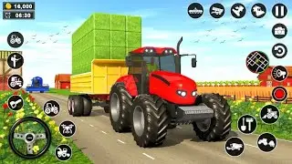 Modern Tractor Farming Driving Simulator 3D New Tractor Games - Android Gameplay