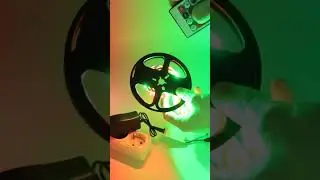 Светодиодная LED лента 5 м, RGB + пульт + блок, от сети 3528