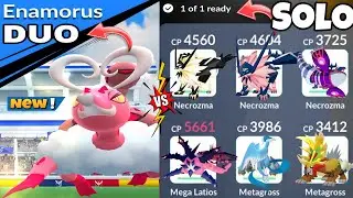 How to Duo✨️Therian Enamorus Raid in Pokemon Go