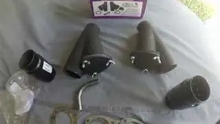 CHEVY NOVA FLOWTECH EXHAUST CUTOUTS AND SCHOENFELD RACE MUFFLERS