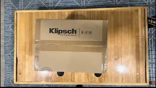Unboxing of Klipsch Reference R-41M