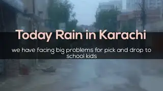 Karachi van driver facing big problems for pick and drop off the school kids 