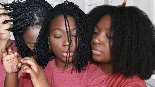 Mini twists takedown and detangle after 3 weeks