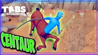 CENTAUR (WIP) vs Every Faction - TABS MODS GAMEPLAY