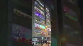 Newyear Celebration#alrigga street#home decoration#street#party#rigga metro station road#arabic song
