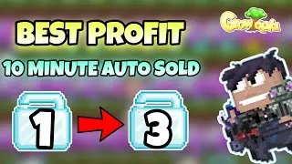 Лучшая прибыль, автоматическая продажа за 10 минут!!! - Profit Growtopia 2025