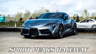A90 Supra Drifting at Spirit Peaks Raceway - SPR Open Drift - 23/04/2022