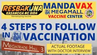 4 Steps To Follow Mega Mall Vaccine Center | Mandavax Vaccine Actual Footage (With Dr. Interview)