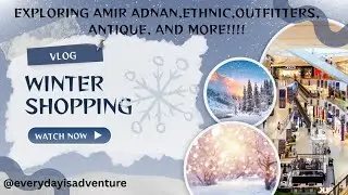 Winter Shopping Vlog❄️/Exploring Ethnic, Ameer Adnan & Outfitters/Trendy Fashion 2025 #youtube #shop