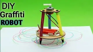 How to make graffiti robot | Diy graffiti robot