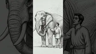 Elephant animation art #livewallpaper #satisfying #drawing #art #drawsketch #sketch