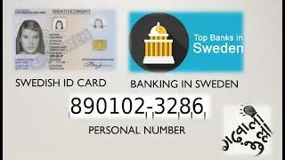 Personal Number, Swedish ID, Banking in Sweden