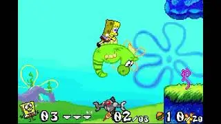 SpongeBob battle for bikini bottom Gameboy advance (1-2)