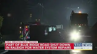 Stretch of Blue Ridge Road in Raleigh closed for repairs