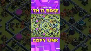 💥New BEST TH 13 Anti 3 STAR War Base Copy Link In Description|💥TH 13 ANTI 3 STAR BASE💥 @3