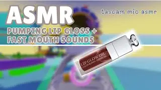 Roblox ASMR gloss pumping layered with fast mouth sounds 💄