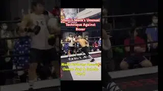 Shaolin Monk&rsquo;s Unusual Technique Against Boxer #boxing #kungfu #mma #boxingnews #jab #fighting