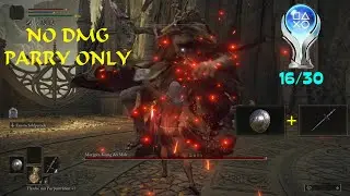 Elden Ring No Damage Parry ONLY Morgott (Solo Melee No DMG Low Level) Platinum 16/30