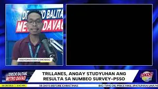 TRILLANES, ANGAY STUDYUHAN ANG RESULTA SA NUMBEO SURVEY - PSSO