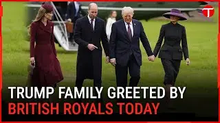 BREAKING NEWS: Trumps Visit Windsor Castle: Meet King Charles & Prince William