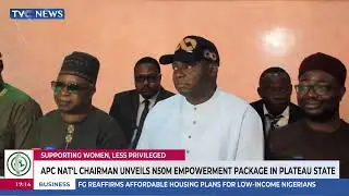 APC National Chairman Unveils ₦50M Empowerment Package In Plateau State