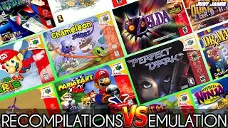 Every N64 Recompilation VS N64 Originals (Time Stamps) #n64 #nintendo64 #n64games