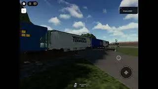CP 8536 Leads a Grain Train at Southline District Roblox