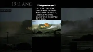 The U.S. lost over 52,000 military aircraft during World War II.  #worldwar2 #ww2facts #history