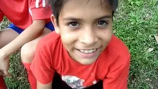Practica de la escuela de fútbol del Sportivo San Lorenzo