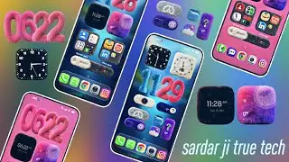 HyoerOS 3 Fluffy 3D widgets With 3D Effect | HyperOS 3.0 Fluffy icons & Widget 🔥#sardarjitruetech 