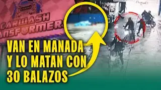 &iquest;Ajuste de cuentas en carwash? Matan de 30 balazos a sujeto con antecedentes policiales