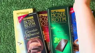 Moser Roth chocolate bars ASMR | Unpacking | Candy sound | Satisfying Video