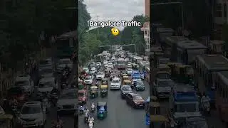 Bangalore Traffic 🫡 #traffic #bengaluru #shorts