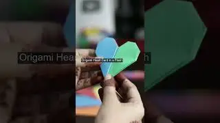 Origami Heart Card in a Flash