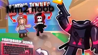 Beating the mm2 aim tranier bot, keyboard asmr