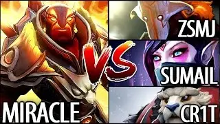 Miracle  vs ZSMJ SumaiL Cr1t Dota2 7 04 World War
