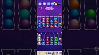 Ball Sort Level 162   Puzzle Color Sort Tatem Games Inc. All levels, #ballsortpuzzle