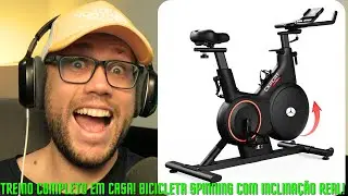 A Bicicleta de Spinning INTELIGENTE que vai mudar seu treino! Expert Fitness SX10i inclina&ccedil;&atilde;o REAL!