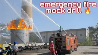 emergency fire mock drill training video|fire fighting emergency rescue drill|#mockdrill #firerescue