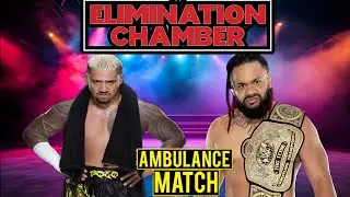 Solo Sikoa vs Jacob Fatu WWE Elimination Chamber Toronto + Ambulance | FULL MATCH